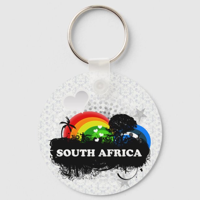 Cute Fruity South Africa Key Ring (Front)