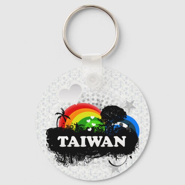 Cute Fruity Taiwan Key Ring (Front)