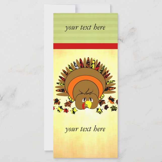 Cute Full Colour Turkey (Front)