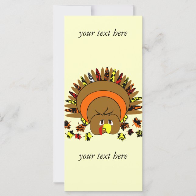 Cute Full Colour Turkey (Front)