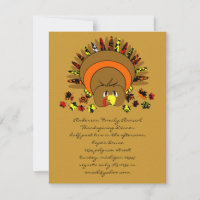 Cute Full Colour Turkey