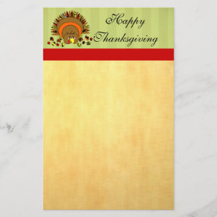 Cute Full Colour Turkey Stationery