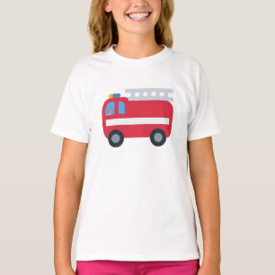 Cute fun Dino Fire engine Back To School T-Shirt