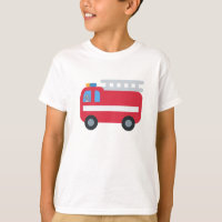 Cute fun Dinosaur drive Fire engine Back To School