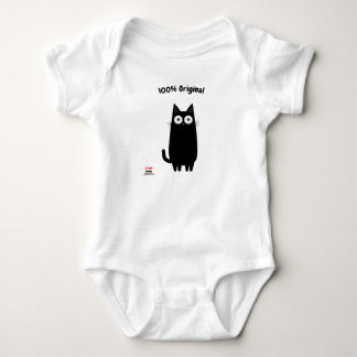 Cute & Fun for Nature & Joy Lovers - Black cat Baby Bodysuit