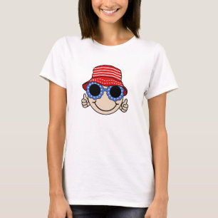 Cute Fun Groovy Summer Vibes  T-Shirt