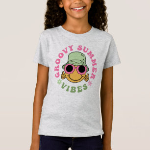 Cute Fun Groovy Summer Vibes T-Shirt