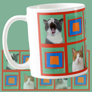 Cute Fun Personalized Photo Gift for Cat Lovers Mug