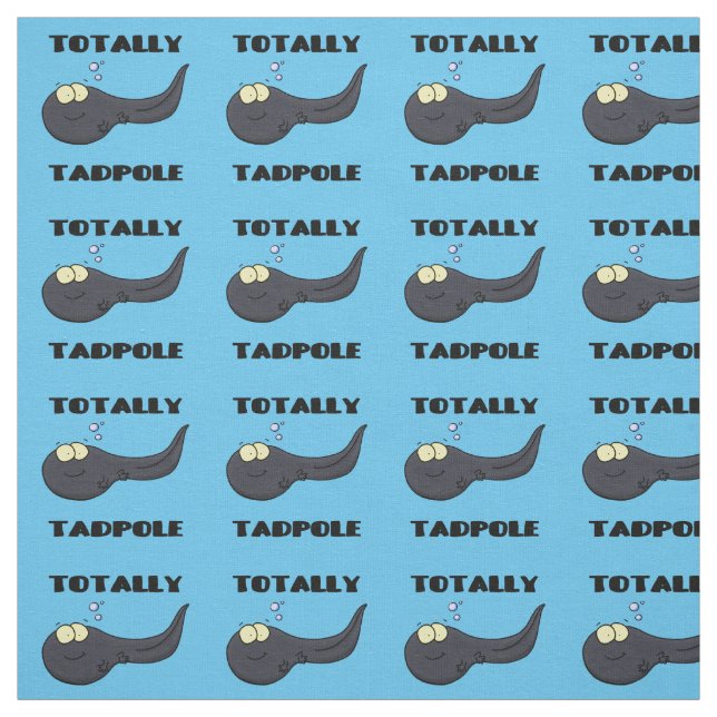 Cute fun tadpole cartoon illustration Shower Fabric (Swatch)