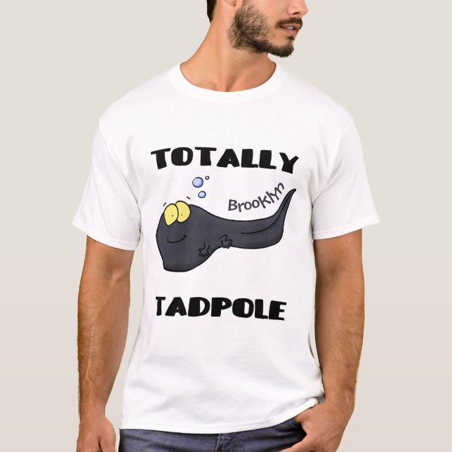 Cute fun tadpole cartoon illustration T-Shirt (Front)