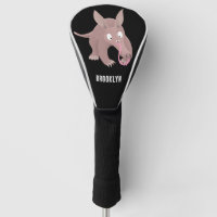 Cute funny aardvark cartoon