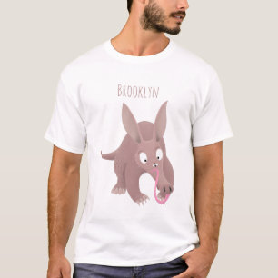 Cute funny aardvark cartoon T-Shirt