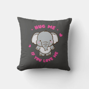 Cute Funny And Lovely Elephant   Cushion