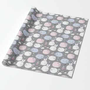 Cute Funny Animals Wrapping Paper