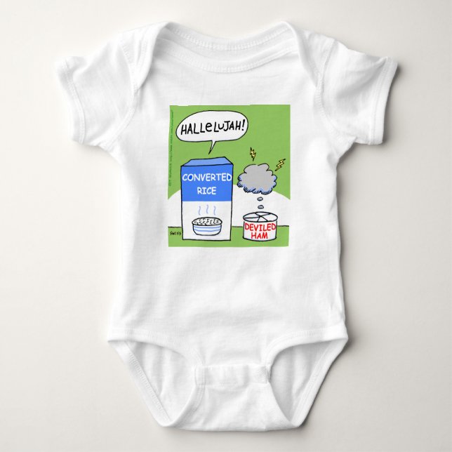 Cute Funny Baby Clothes For Christian Babies Bodysuit (Front)