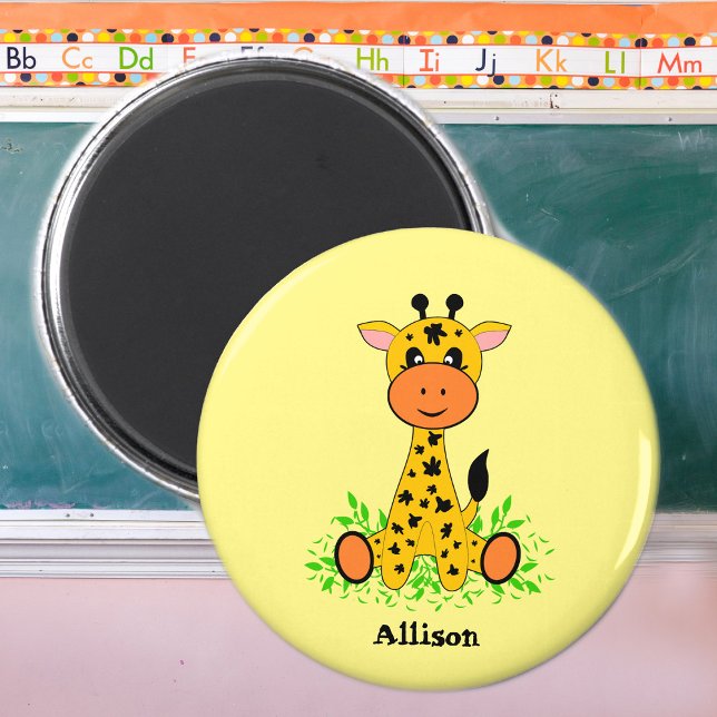 Cute funny baby giraffe for kids  magnet (Creator Uploaded)