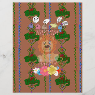 Cute Funny Baby Lion King: Hakuna Matata Design