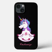 Cute Funny Baby Unicorn Zen Yoga Lotus Meditation 