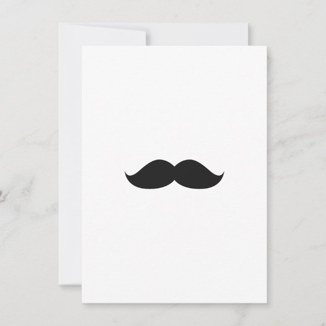 Cute Funny Black Moustache (Front)