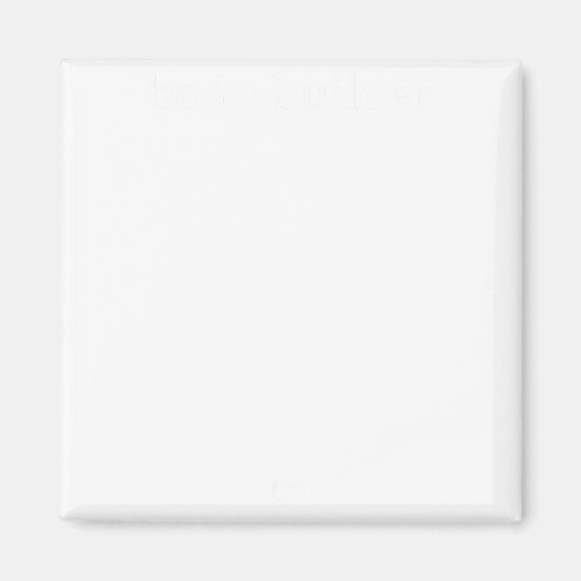 Cute Funny Body Builder Pregnancy Announcement Magnet (Front)