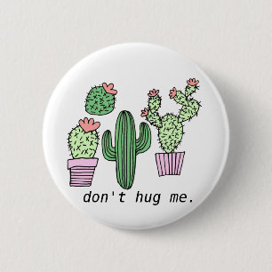 Cute Funny Cactus Button