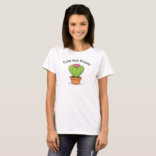 Cute Funny Cactus Heart Valentine's Day T-Shirt