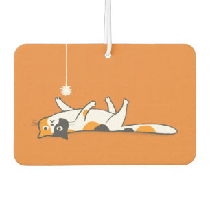 Cute Funny Calico Cat Car Air Freshener