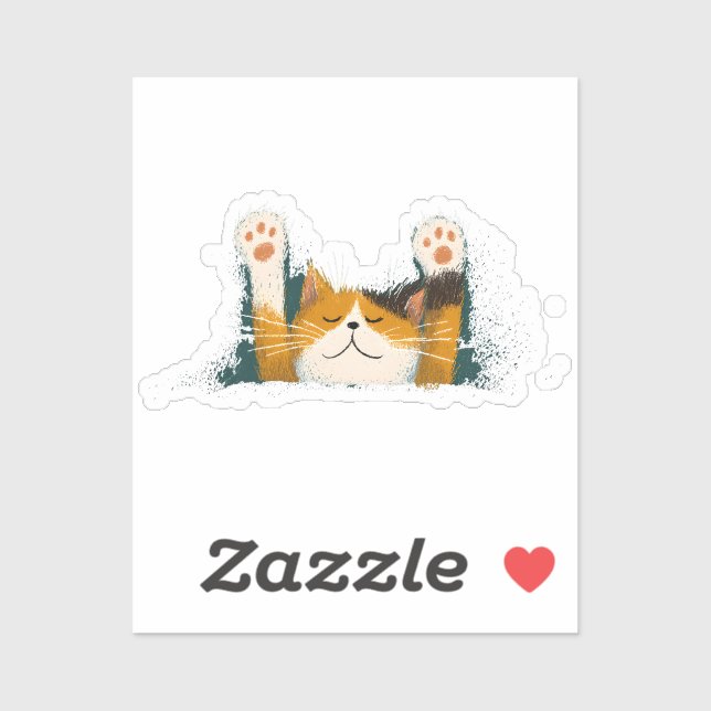 Cute Funny Cat Nap (Sheet)