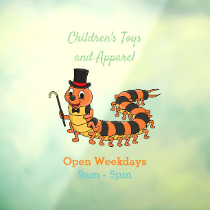 Cute funny centipede cartoon illustration