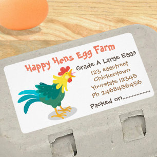 Cute funny chickens cartoon egg carton