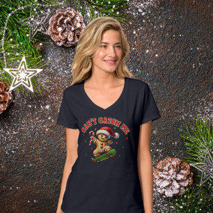Cute Funny Christmas Gingerbread Man Shirt for Mum