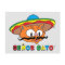 Cute Funny Colourful Cartoon Cat Cinco de Mayo