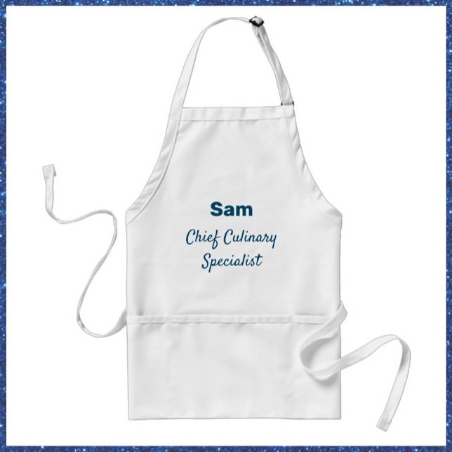 Cute Funny Cook Job Title Standard Apron (Creator Uploaded)