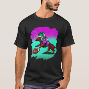 Cute Funny Dachshund Chiweenie Wiener Dog Playing T-Shirt