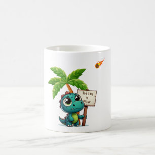 cute, funny dinosaur coffee mug