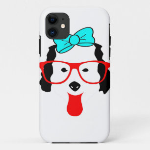 Cute Funny Dog Head Drawing Case-Mate iPhone Case