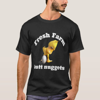 Cute Funny Farm Fresh Butt Nuggets Chicken Duck T-Shirt