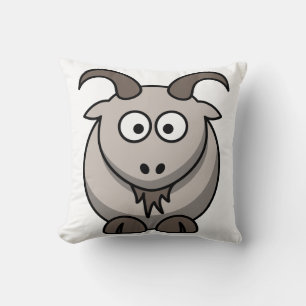 Cute Funny Farm Yard Goat Cushion