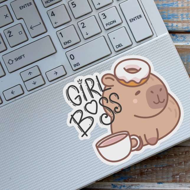 Cute Funny Girl Boss Capybara (Creator Uploaded)