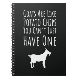 Cute Funny Goat Farmer Gifts Animal Farming Notebook