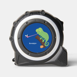 Cute funny green happy chameleon lizard cartoon 1