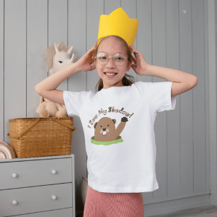 Cute Funny Groundhog Day Kids Holiday Gift T-Shirt