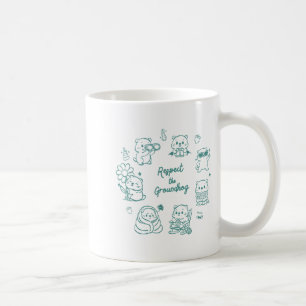 Cute Funny Groundhog Squad Day Teacher Mom Kids Me Coffee Mug
