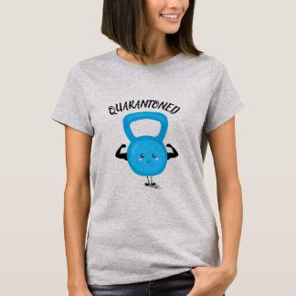 Cute Funny Gym "Quarantoned" sports T-Shirt