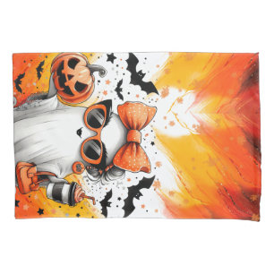 Cute Funny Halloween Ghost Pillowcase