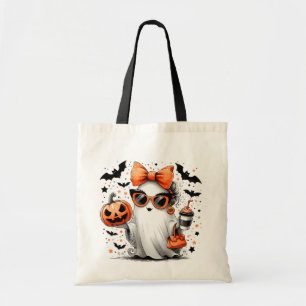 Cute Funny Halloween Ghost Tote Bag