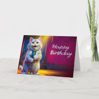 Cute Funny Happy Birthday Kitten Cat