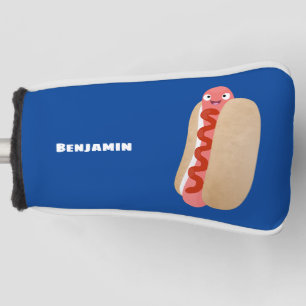 Cute funny hot dog Weiner cartoon Golf Head Cover