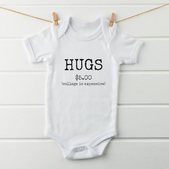 Cute Funny Hugs Baby Bodysuit (Creator Uploaded)