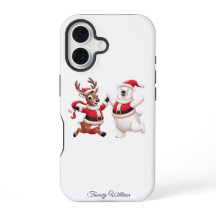 Cute Funny Humour Trendy Modern Merry Christmas